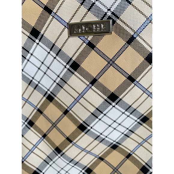 Miche Prima Big Bag Shell Only Robin Plaid Print Faux Leather Retired New in Bag - Picture 11 of 11
